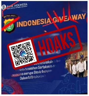 [HOAKS] Giveaway Mengatasnamakan Bank Indonesia dan Polda Metro Jaya