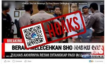 [HOAKS] Mendag Zulkifli Hasan Ditangkap karena Penistaan Agama