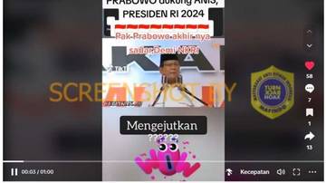 [SALAH] Video Dukungan Prabowo Kepada Anies Pilpres 2024