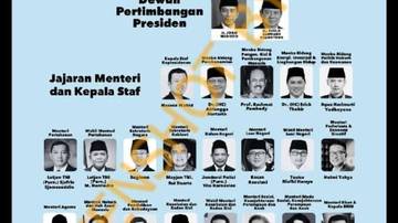 [SALAH] Bocoran Daftar Menteri Prabowo – Gibran