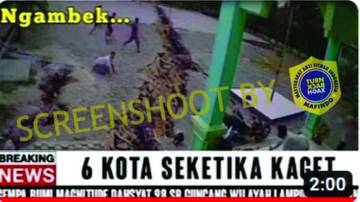 [SALAH] Gempa Bumi 9,8 Magnitude Guncang Wilayah Lampung Selatan