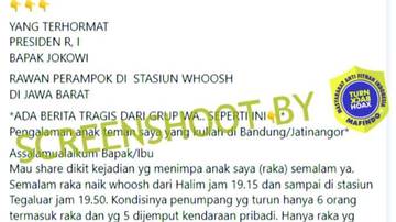 [SALAH] Penumpang Kereta Cepat Whoosh Mengalami Penodongan