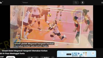 [SALAH] Pemain Terbaik Hi-Pass Meninggal Usai Terkena Smash Roket dari Megawati Hangestri