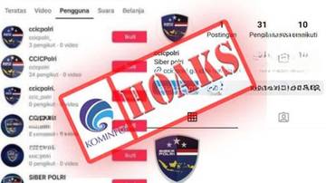Hoaks Akun Instagram Mengatasnamakan Direktorat Siber Polri