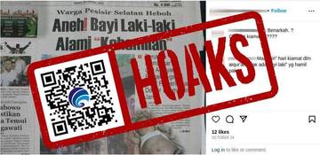 Hoaks, Bayi Laki-laki Usia Lima Bulan Mengalami Kehamilan