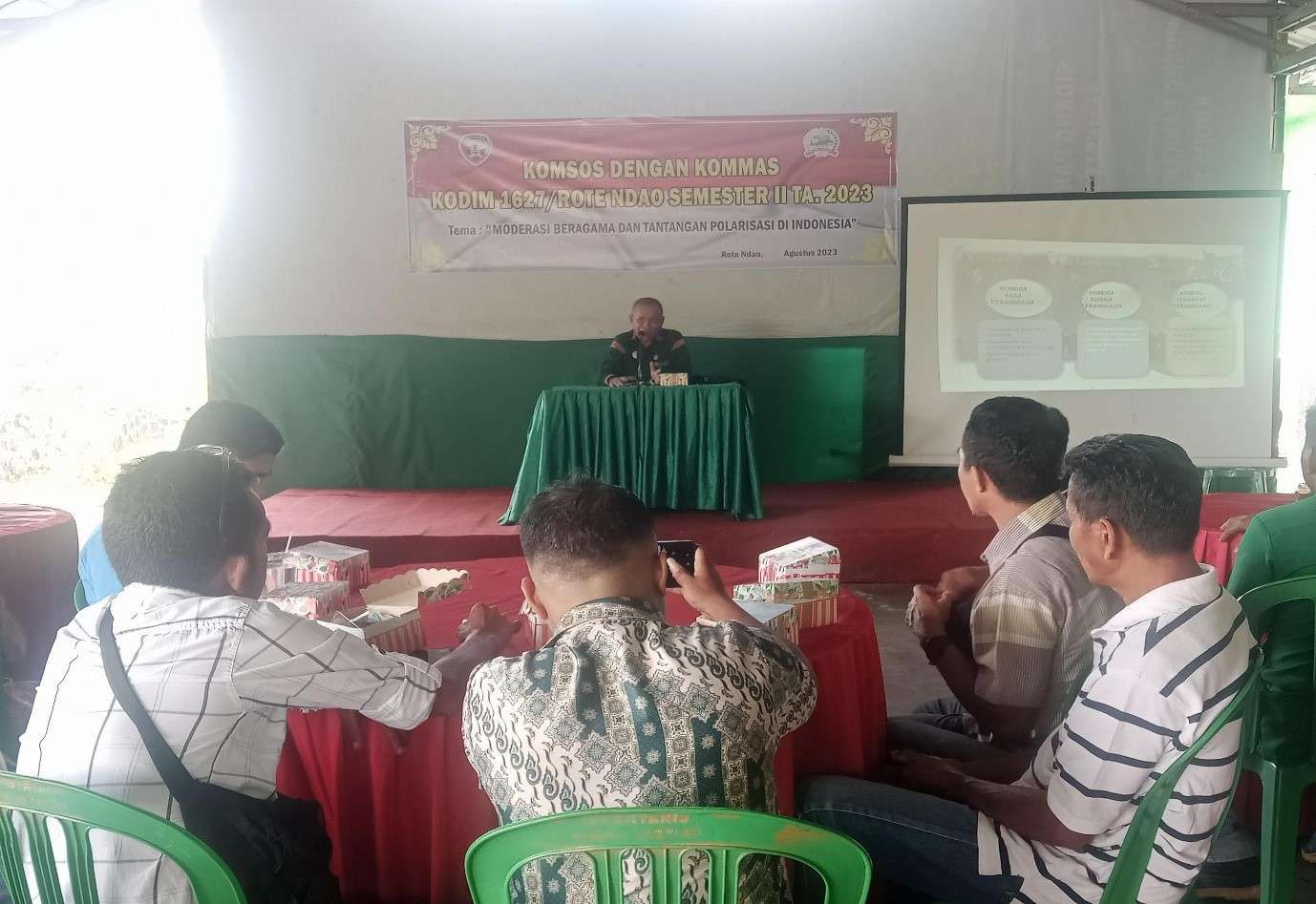 Kodim 1627 Lakukan Kegiatan Moderasi Umat Beragama