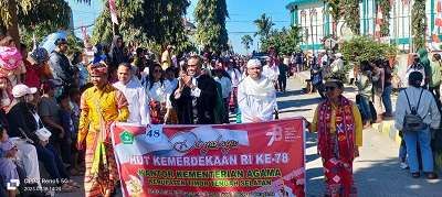 Karnaval Kemenag TTS Gaungkan Keberagaman dan Moderasi Beragama 