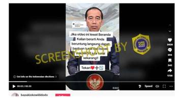 Hoaks, Beredar Bantuan 50 Juta dari Presiden Jokowi Melalui Tiktok.