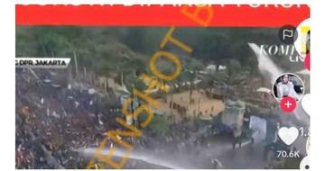 Hoaks, Demo Senayan Membara.