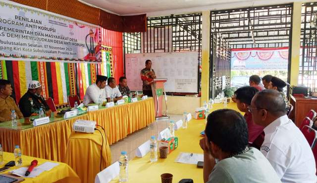 Desa Subulussalam Selatan Masuk Nominasi Antikorupsi Aceh
