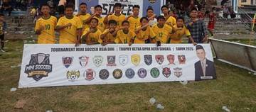 Aksi Sosial Anak-anak SSB Krakah FC Sambut Ramadan