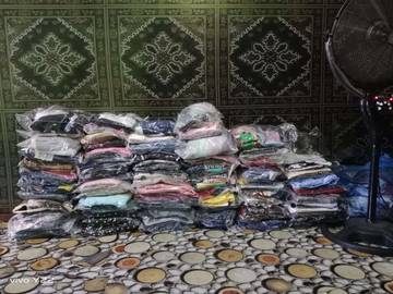 Pedagang Baju Lebaran di Singkil Mulai Diserbu Pembeli