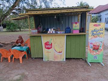 Musim Penghujan, Pedagang Minuman di Singkil Sepi Pembeli