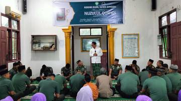 Kodim 0109 Singkil Gelar Peringatan Nuzulul Qur'an