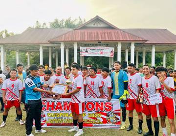 Novrianto Bawa Subulussalam Selatan Juara Muspika Cup 