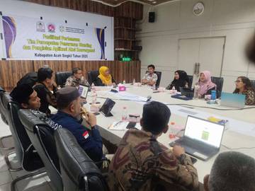 DP3AP2KB Singkil Fasilitasi Sosialisasi Pengisian Aplikasi Aksi Kovergensi 