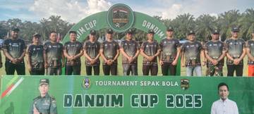 Turnamen Sepakbola Dandim Cup Singkil Mulai Bergulir 