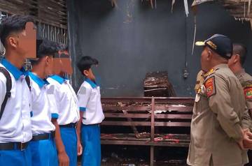 Sejumlah Pelajar Ditangkap Satpol PP karena Bolos Sekolah
