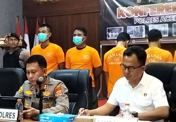 Bawa Narkotika, Dua Pria Ditangkap Polres Aceh Singkil 