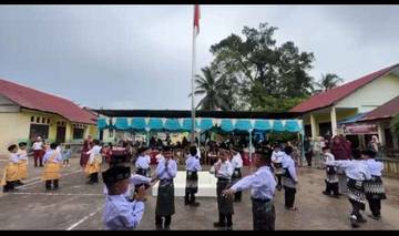 SD di Singkil Sukses Gelar Karya Pentas Seni