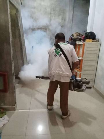 Dinkes Singkil Lakukan Fogging Pasca Banjir, Antisipasi DBD