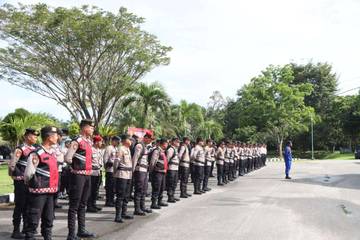 Puluhan Polisi Amankan Pilchiksung di Aceh Singkil 