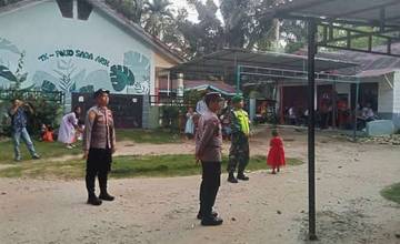 Personel TNI/Polri, Amankan Perayaan Natal di Singkil