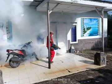 Lokasi Terdampak Banjir di Singkil Difogging