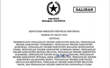 Pemerintah Pusat Resmikan Pembentukan Pengadilan Negeri Kota Subulussalam