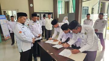 Kemenag Subulussalam Perkuat Komitmen Kerja dan Zona Integritas