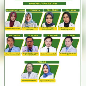Dokter Spesialis RSUD Aceh Singkil hari ini