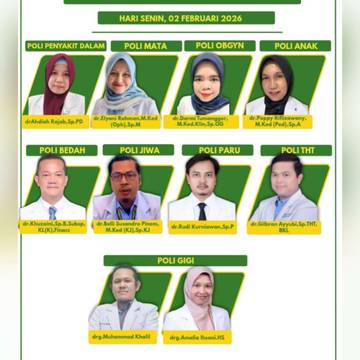 Ini Jadwal Dokter Spesialis RSUD Aceh Singkil 