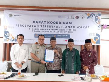 Kemenag Inventarisasi Tanah Wakaf, Percepat Proses Sertifikasi