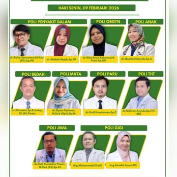 Ini Jadwal Dokter Spesialis RSUD Aceh Singkil 