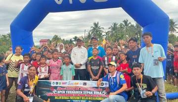Turnamen Bola Cilik Subulussalam Pererat Persaudaraan Dua Provinsi