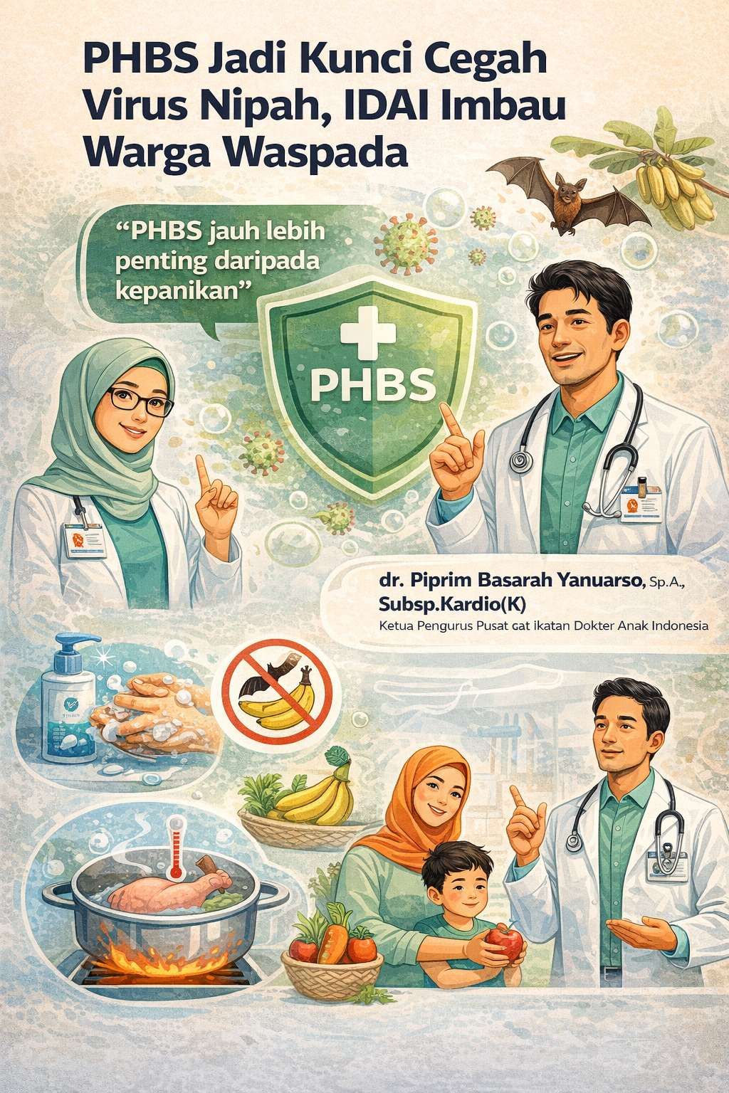 Perilaku Hidup Bersih dan Sehat, Cegah Penularan Virus Nipah