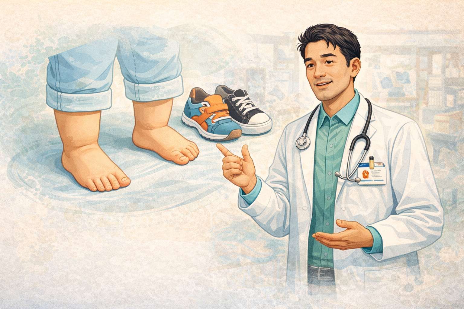 Sepatu Bukan Penentu Kaki Datar Anak