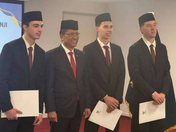 Pemerintah Beri Status Kewarganegaraan untuk Tiga Atlit Naturalisasi