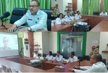 Kemenag Maluku Ikut Webinar Implementasi Pendidikan Antikorupsi