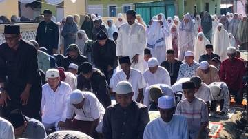 Warga Wakal Mulai Sholat Idul Fitri 1446 Hijriah