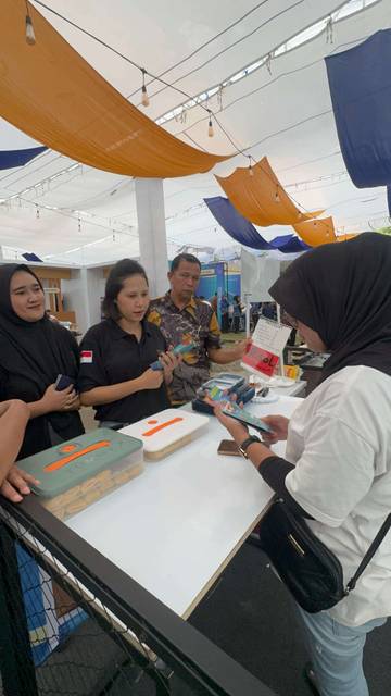   Masyarakat  Padati Pusat Layanan KI Kemenkum di Salam Fest BI