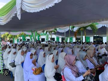 Ratusan Calon Jamaah Haji Maluku Ikut Bimbingan dan Manasik Haji 