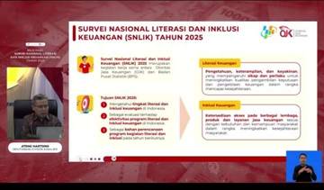 ​Hasil SNLIK 2025, Indeks Literasi Keuangan Meningkat