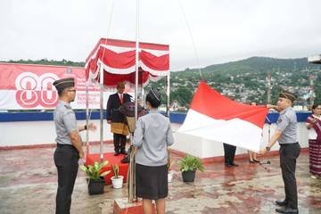 ​Gelorakan Semangat Merah Putih, Kemenkum Peringati HUT RI