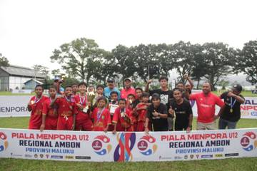Maehanu Putra Juarai Piala Menpora U-12 Regional Ambon 