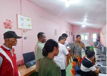 Pastikan Kesiapan Siswa Ikut-OMI, Kemenag-Aru Tinjau Lokasi 