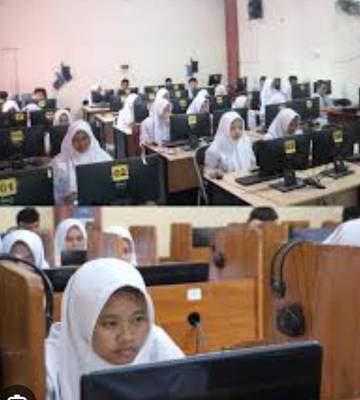 Puluhan Pelajar di Aru Ikut ANBK Tingkat MTs