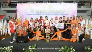Tim Kota Ambon Juara 2 Senam Kreasi Nasional 