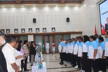 Pengurus PBVSI Maluku Periode 2025–2029 Resmi Dilantik