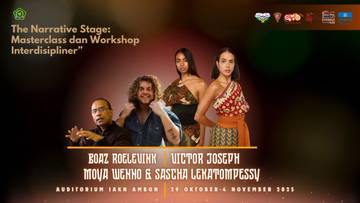 Bodewin Hadiri Workshop Lintas Seni di IAKN Ambon